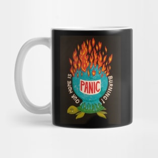 Burning Planet Mug